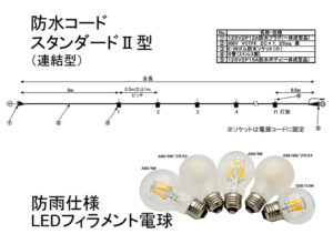 防水コードスタンダードⅡ型連結型