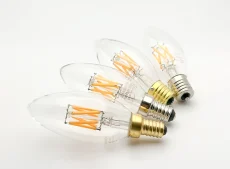 シャンデリア室内灯　5電球タイプ LEDフィラメント電球【イミュニティ】シャンデリア球／E12,14,E17